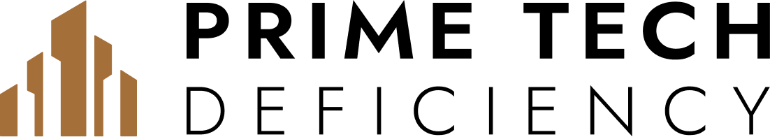 prime tech logo horizontal black